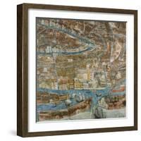 Map of Venice, first half of 17th century-G. Barzenti-Framed Giclee Print