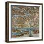 Map of Venice, first half of 17th century-G. Barzenti-Framed Giclee Print