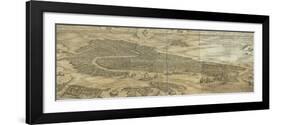 Map of Venice in 1500-Jacopo De Barbari-Framed Giclee Print