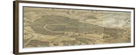 Map of Venice in 1500-Jacopo De Barbari-Framed Giclee Print