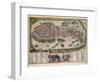 Map of Venice-Abraham Ortelius-Framed Art Print