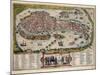 Map of Venice-Abraham Ortelius-Mounted Art Print