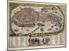 Map of Venice-Abraham Ortelius-Mounted Art Print