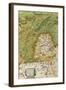 Map of Vermandois, from Theatrum Orbis Terrarum by Abraham Ortelius, 1528-1598, Antwerp, 1570-null-Framed Giclee Print