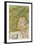 Map of Vermandois, from Theatrum Orbis Terrarum by Abraham Ortelius, 1528-1598, Antwerp, 1570-null-Framed Giclee Print