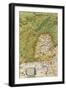 Map of Vermandois, from Theatrum Orbis Terrarum by Abraham Ortelius, 1528-1598, Antwerp, 1570-null-Framed Giclee Print