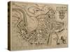 Map of Verona, from 'Les Villes De Venetie', 1704, Published by Pierre Mortier in Amsterdam-Pierre Mortier-Stretched Canvas