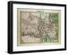 Map of Versailles, France-null-Framed Giclee Print