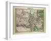 Map of Versailles, France-null-Framed Giclee Print