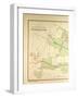 Map of Versailles-null-Framed Giclee Print
