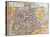 Map of Vicenza from Civitates Orbis Terrarum-null-Stretched Canvas