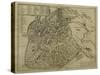 Map of Vicenza, Illustration from 'Civitates Orbis Terrarum', C.1580-Georg Braun-Stretched Canvas