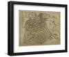 Map of Vicenza, Illustration from 'Civitates Orbis Terrarum', C.1580-Georg Braun-Framed Giclee Print