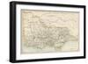 Map of Victoria, Australia, 1870s-null-Framed Premium Giclee Print