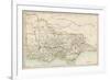 Map of Victoria, Australia, 1870s-null-Framed Giclee Print