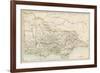 Map of Victoria, Australia, 1870s-null-Framed Giclee Print