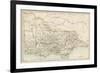 Map of Victoria, Australia, 1870s-null-Framed Giclee Print