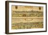 Map of Vienna and Buda from Civitates Orbis Terrarum-null-Framed Giclee Print