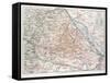Map of Vienna Austria 1899-null-Framed Stretched Canvas