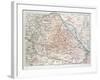 Map of Vienna Austria 1899-null-Framed Giclee Print