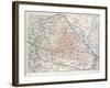 Map of Vienna Austria 1899-null-Framed Giclee Print