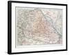 Map of Vienna Austria 1899-null-Framed Giclee Print