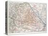 Map of Vienna Austria 1899-null-Stretched Canvas