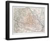 Map of Vienna Austria 1899-null-Framed Giclee Print