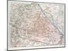 Map of Vienna Austria 1899-null-Mounted Giclee Print