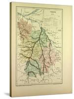 Map of Vienne France-null-Stretched Canvas