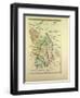 Map of Vienne France-null-Framed Giclee Print