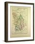 Map of Vienne France-null-Framed Giclee Print