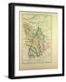 Map of Vienne France-null-Framed Giclee Print