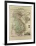 Map of Vietnam Cambodia Thailand Laos 1896-null-Framed Giclee Print