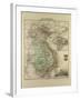 Map of Vietnam Cambodia Thailand Laos 1896-null-Framed Giclee Print