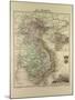 Map of Vietnam Cambodia Thailand Laos 1896-null-Mounted Giclee Print