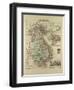 Map of Vietnam Cambodia Thailand Laos 1896-null-Framed Giclee Print