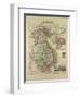 Map of Vietnam Cambodia Thailand Laos 1896-null-Framed Giclee Print