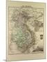 Map of Vietnam Cambodia Thailand Laos 1896-null-Mounted Giclee Print