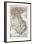 Map of Vietnam Cambodja Laos, 1899-null-Framed Giclee Print