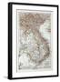 Map of Vietnam Cambodja Laos, 1899-null-Framed Giclee Print