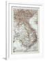 Map of Vietnam Cambodja Laos, 1899-null-Framed Giclee Print