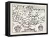 Map of Virginia, (After Smith.) USA, 1870s-null-Framed Stretched Canvas