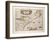 Map of Virginia and Florida, 1667-Joan Blaeu-Framed Giclee Print