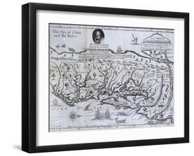 Map Of Virginia-null-Framed Giclee Print