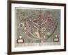 Map of Viterbo from Theatrum Civitatum Et Admirandorum Italiae-Joan Blaeu-Framed Giclee Print