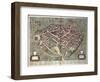 Map of Viterbo from Theatrum Civitatum Et Admirandorum Italiae-Joan Blaeu-Framed Giclee Print