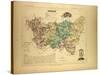 Map of Vosges France-null-Stretched Canvas