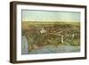 Map of Washington D.C., 1892-null-Framed Giclee Print