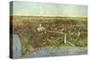 Map of Washington D.C., 1892-null-Stretched Canvas